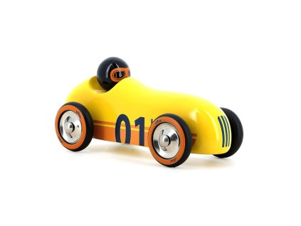 Vilac Dřevěné auto Old Sport Compet žluté