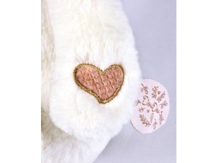 Doudou Dárková sada Plyšový medvídek s dečkou 30 cm růžový