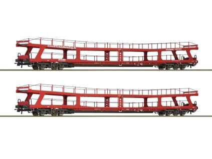 Roco Sada 2 ks vagónů na přepravu automobilů BTE - 77047