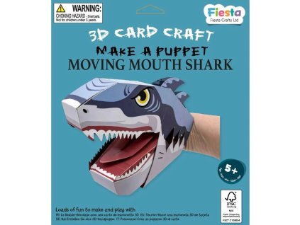 Fiesta Crafts Kreativní sada 3D loutka Žralok