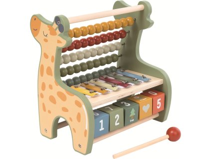 2Kids Toys Multifunkční počítadlo Žirafa