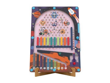 2Kids Toys Magnetický pinball Vesmír 2 v 1
