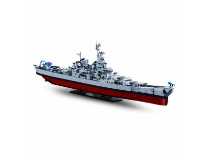 Sluban Model Bricks M38-B1291 Bitevní loď USS Missouri 1:350