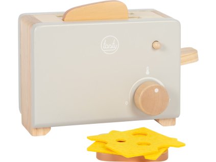 small foot Dřevěný toustovač Tasty šedý