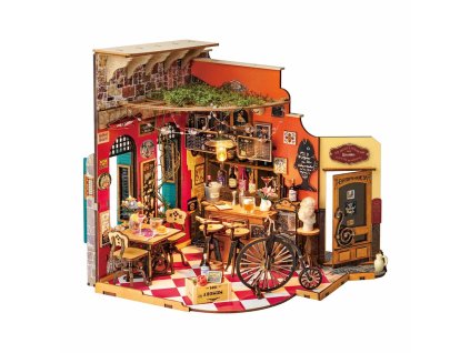 RoboTime 3D dřevěná skládačka Miniatura domečku Bar a bistro Cheers