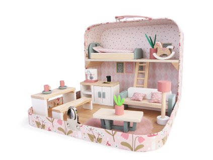 2Kids Toys Domeček pro panenky v kufříku Kuchyně