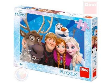 DINO Puzzle selfie Frozen (Ledové Království) 24 dílků skládačka