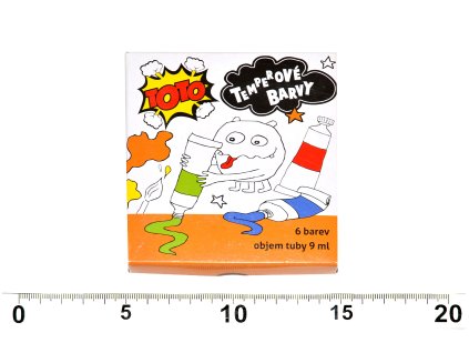 Temperová barva set 6 ks - 9ml