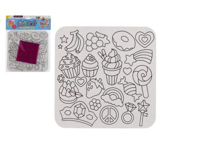 Kreativní sada kouzlení s fóliovými obrázky třpytivé v sáčku 22x27cm