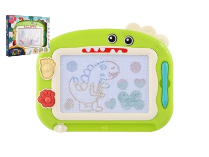 Magnetická tabulka kreslící barevná plast v krabici 29,5x23x4cm