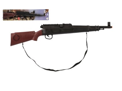 Puška/Pistole klapací plast 71cm na kartě