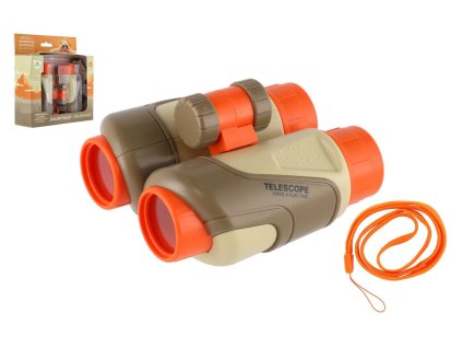 Dalekohled plast 11x11cm v krabičce 15,5x16,5x5cm