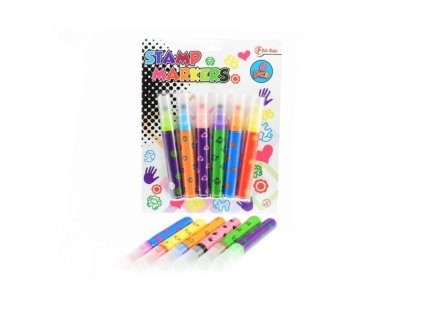 Razítko/Fix 14cm 6ks  na kartě