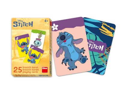 Černý Petr Stitch společenská hra v papírové krabičce 6x9x1cm