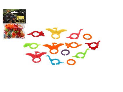 Dino Céčka barevná cca 150 ks plast v sáčku