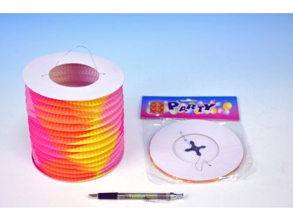 Lampion válec 15cm v sáčku karneval