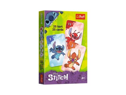 Černý Petr Stitch společenská hra - karty v krabičce 6x9cm 20ks v boxu
