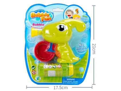 Bubble Fun Bublifuk Dinosaurus s náplní 60 ml - zelený