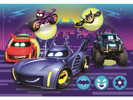 Clementoni - Puzzle 2x20 Batwheels