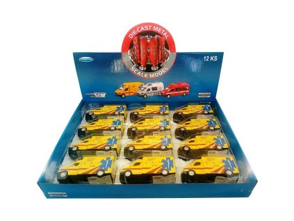 Záchranáři 1:36 Ambulance ZZS Mercedes-Benz - bez obalu