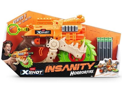 ZURU X-SHOT Insanity Horrorfire 8 šipek
