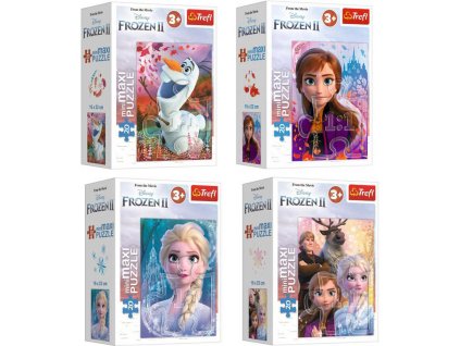 TR PUZZLE MiniMaxi Frozen 2 (Ledové Království) 16x22cm 20 dílků 4 druhy
