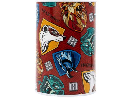 Pokladnička válec Harry Potter 10x15cm dětská kasička kovová