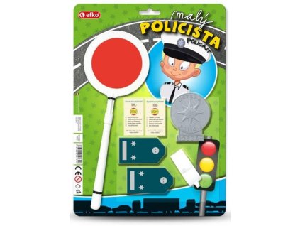 EFKO MALÝ POLICISTA na kartě *DĚTSKÉ PROFESE*