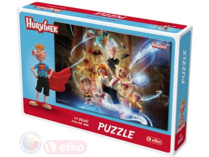 EFKO Puzzle Hurvínek IV 60 dílků 21x15cm skládačka v krabici