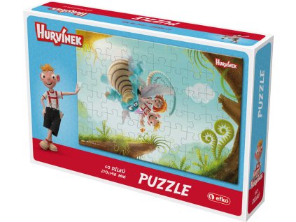 EFKO Puzzle Hurvínek III 21x15cm 60 dílků skládačka v krabici