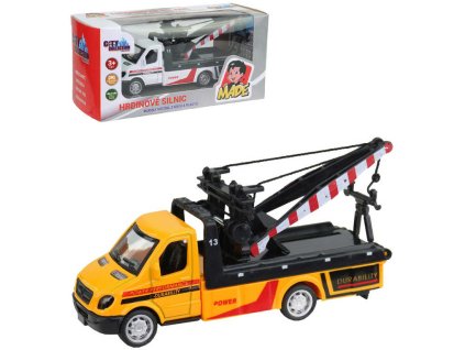 Auto odtahová služba 11cm odtahovka zpětný chod 2 barvy kov