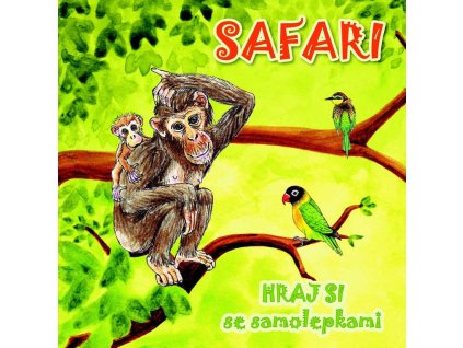 AKIM Hraj si se samolepkami Zvířátka Safari