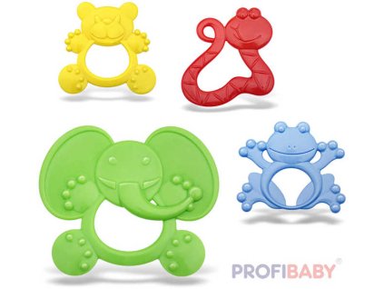 PROFIBABY Kousátko pro miminko zvířátko 4 druhy mix barev