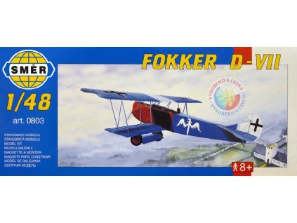 SMĚR Model letadlo Fokker D-VII 1:48 (stavebnice letadla)