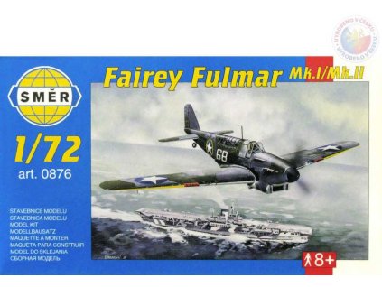 SMĚR Model letadlo Fairey Fulmar MkI/II 1:72 (stavebnice letadla)