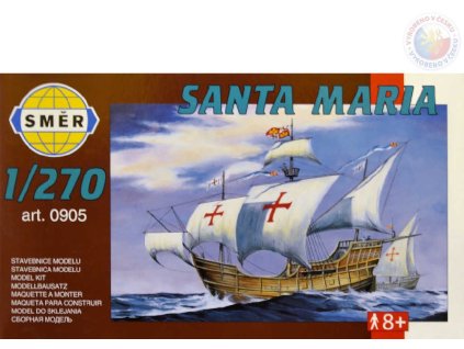 SMĚR Model loď Santa Maria 1:270 (stavebnice lodě)