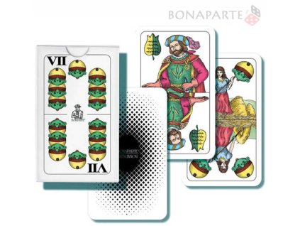 BONAPARTE HRA Karetní Mariáš dvouhlavý papírová krabička *SPOLEČENSKÉ HRY*