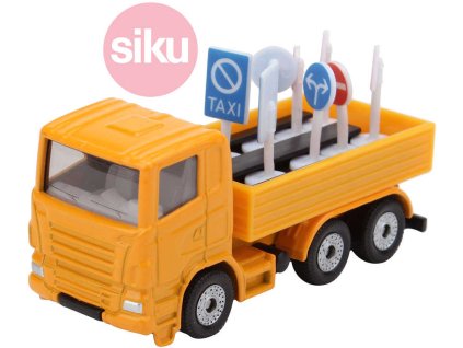 SIKU Nákladní vozidlo s dopravními značkami kovové 1322