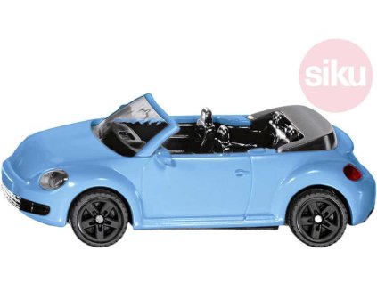 SIKU Auto modré brouk VW The Beetle Cabrio model kov 1505