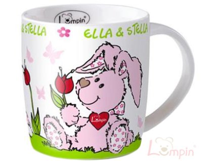 LUMPIN Hrníček dětský Ella a Stella 9cm s obrázkem keramický