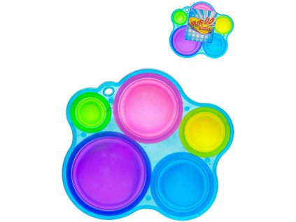 Hra Pop It antistresová Bubble Pops silikon 5 maxi bublin *SPOLEČENSKÉ HRY*