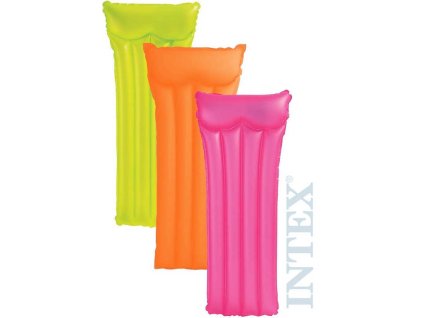 INTEX Lehátko neonové nafukovací 183x76cm matrace do vody 3 barvy 59717