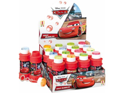 Bublifuk Cars maxi 175 ml dětský bublifukovač s hrkávkou různé barvy