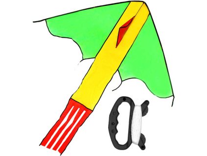 Drak létající barevný 118x98 cm nylon