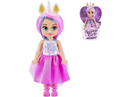 Sparkle Girlz panenka malá víla s růžkem 12cm jednorožec v kornoutu 2 druhy