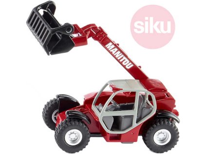 SIKU Nakladač teleskopický Manitou pracovní stroj kovový model 1482