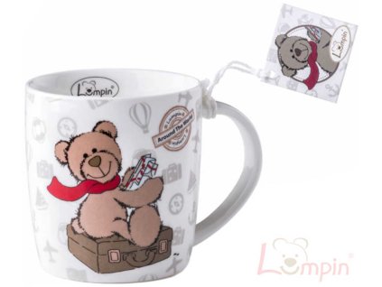 LUMPIN Hrníček dětský Medvídek Spencer 9cm s obrázkem keramický