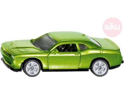 SIKU Auto osobní Dodge Challenger SRT Hellcat zelený model kov
