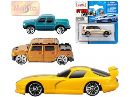 MAISTO Auto kovové model různé druhy a značky na kartě 15099