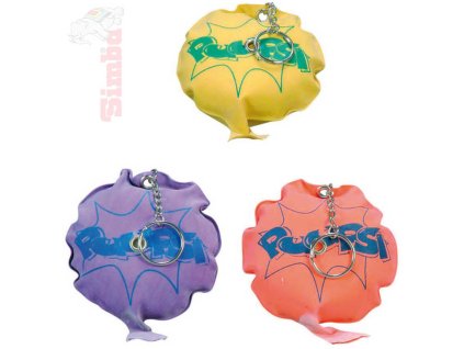 SIMBA Puupsi pytlík prdící 9cm dětská žertovinka klíčenka 5 barev